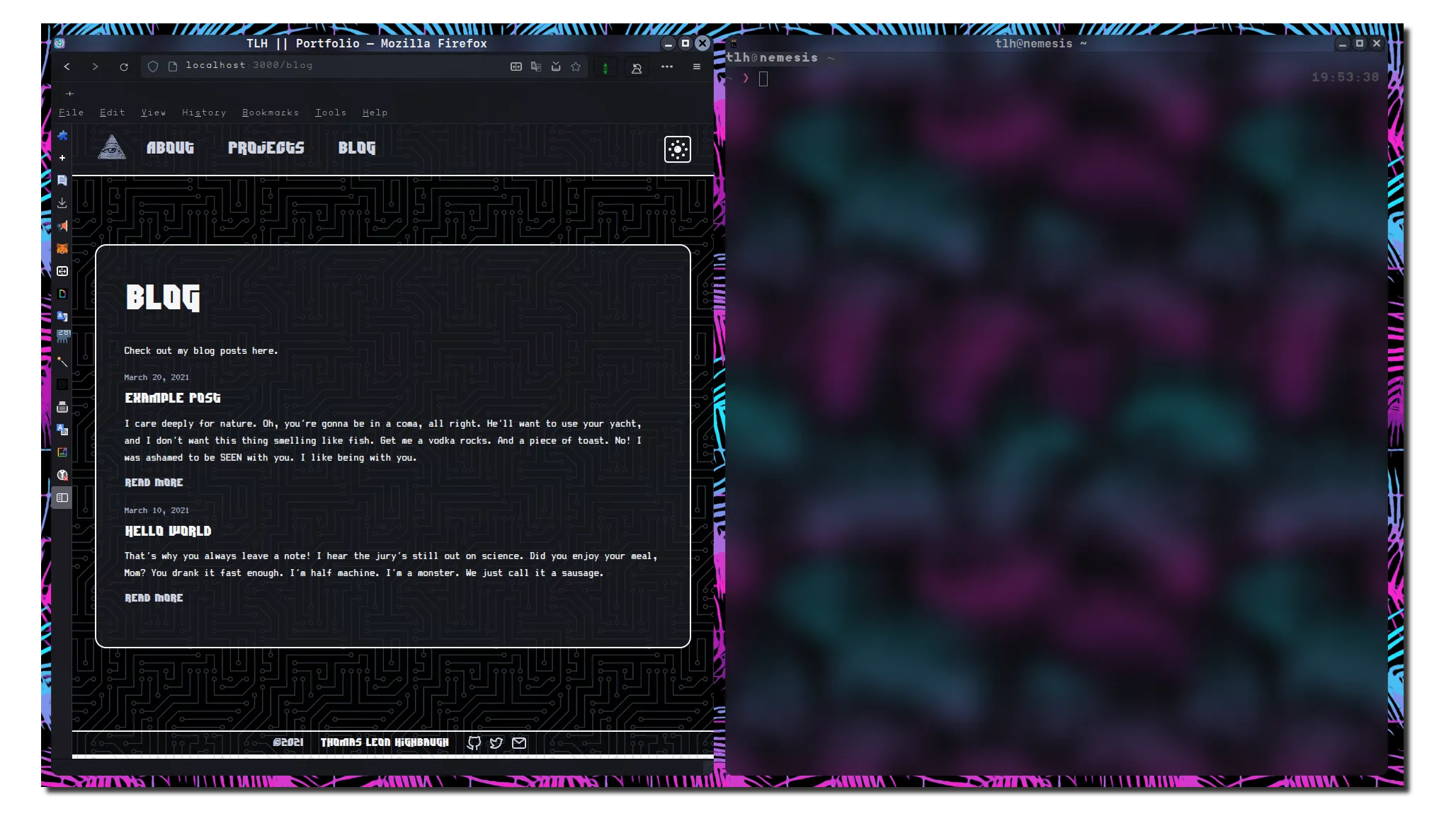 AwesomeWM stack layout